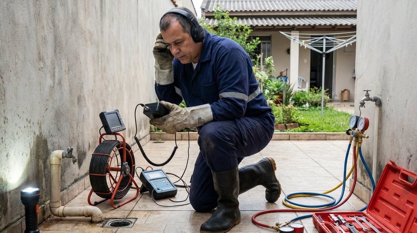 Caça Vazamento com Geofone em Maceió‑AL