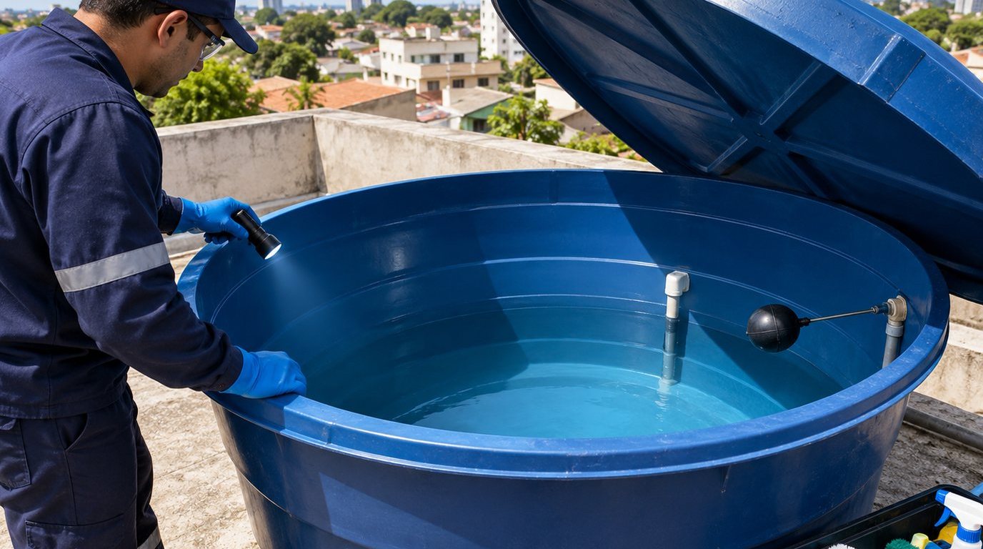 Caixa d'Água Abastecida em Maceió‑AL